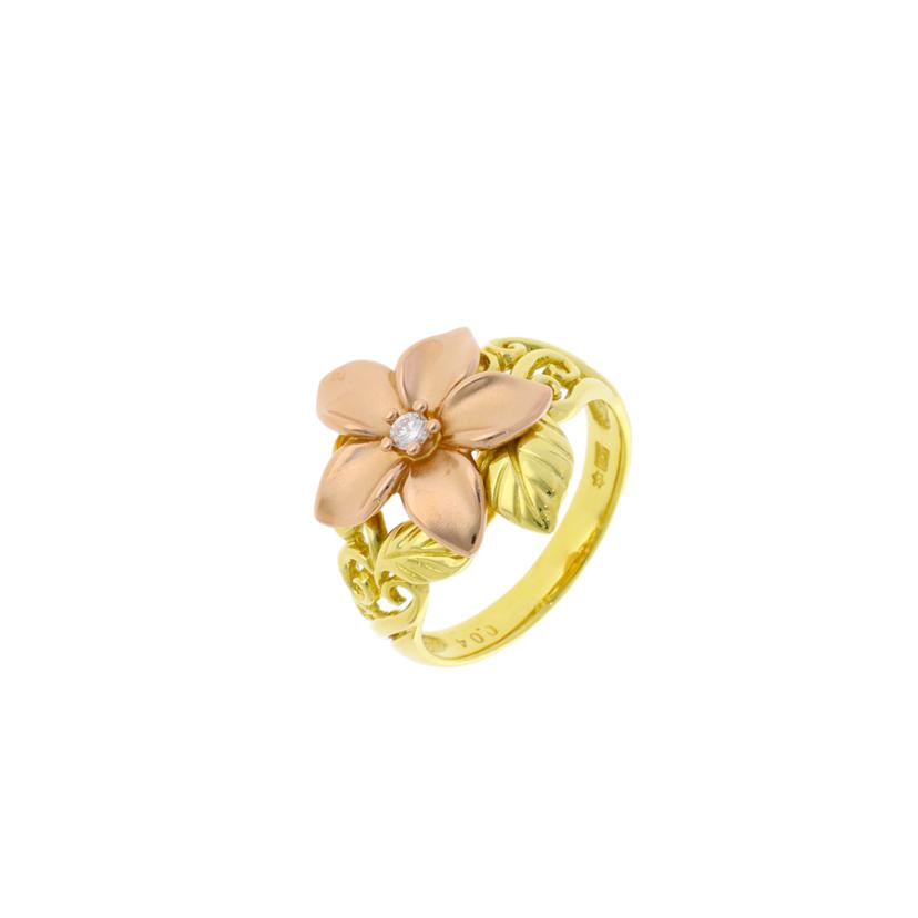 /　Ｋ１８ダイヤリング０．０４ｃｔ//Aランク/75