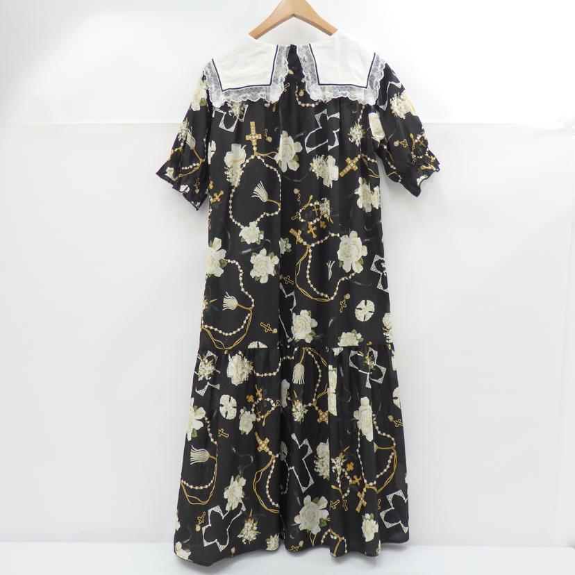 ｐｉｎｋ　ｈｏｕｓｅ ピンクハウス/イノセントチャーチプリントミディワンピース//Aランク/77