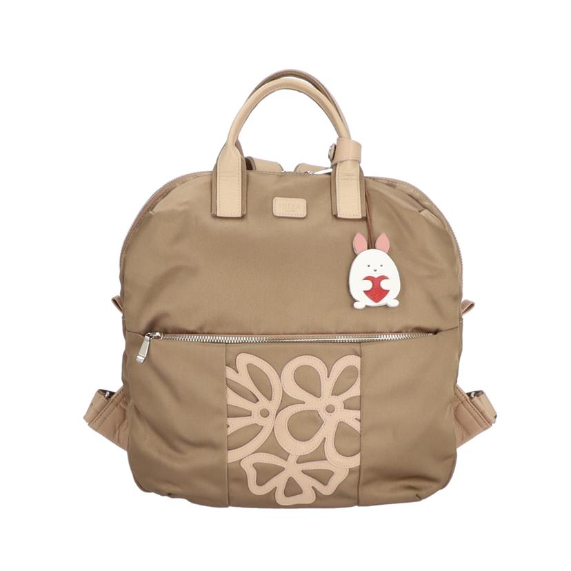 ＩＢＩＺＡ イビザ/ＩＢＩＺＡ　クラーラ　ナイロンリュック　ベージュ　　０９１２//Aランク/75