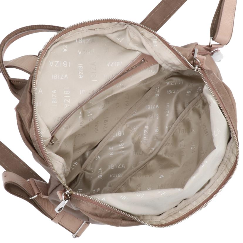 ＩＢＩＺＡ イビザ/ＩＢＩＺＡ　クラーラ　ナイロンリュック　ベージュ　　０９１２//Aランク/75