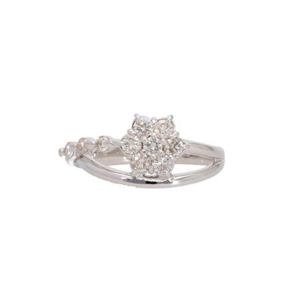 /　Ｋ１８ＷＧダイヤリング０．５０ｃｔ//Aランク/75