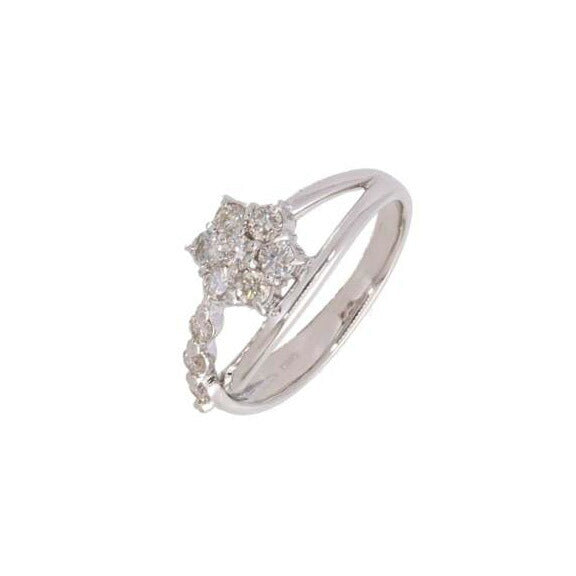 /　Ｋ１８ＷＧダイヤリング０．５０ｃｔ//Aランク/75