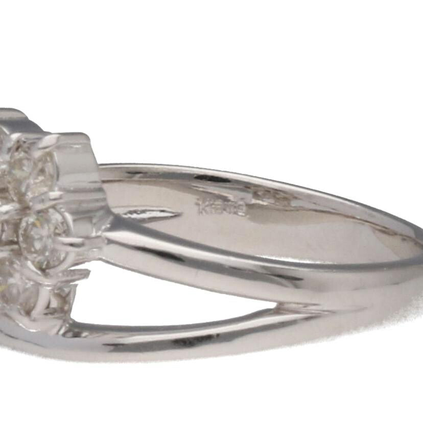 /　Ｋ１８ＷＧダイヤリング０．５０ｃｔ//Aランク/75