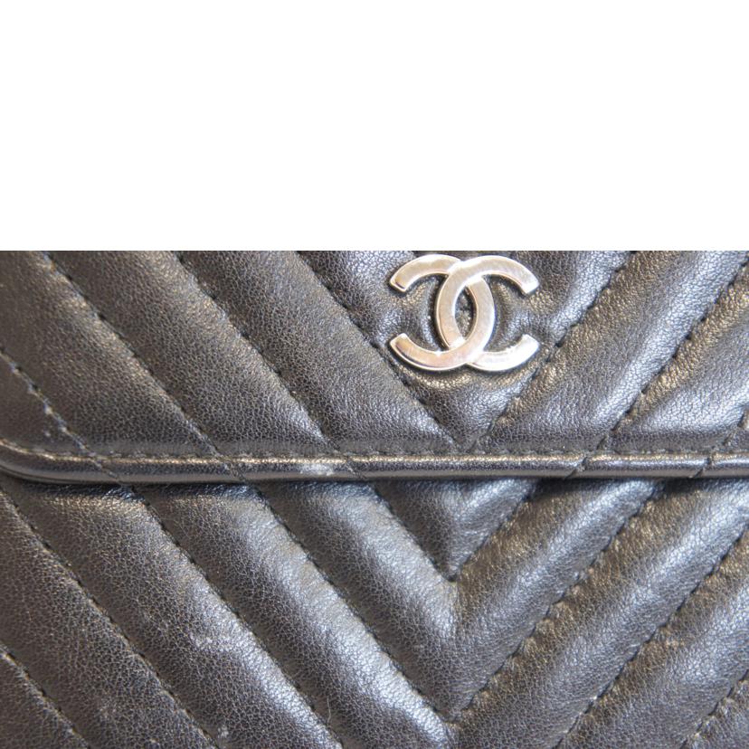 ＣＨＡＮＥＬ シャネル/Ｖステッチキルティングウォレット//11425611/ABランク/92
