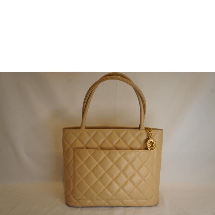 ＣＨＡＮＥＬ シャネル/復刻トートキャビアスキンベージュ//572****/Bランク/92