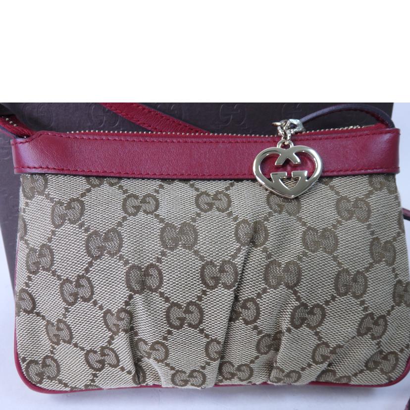 ＧＵＣＣＩ グッチ/ＧＧキャンバスミニショルダーバッグ／赤/256899//525***/Aランク/84