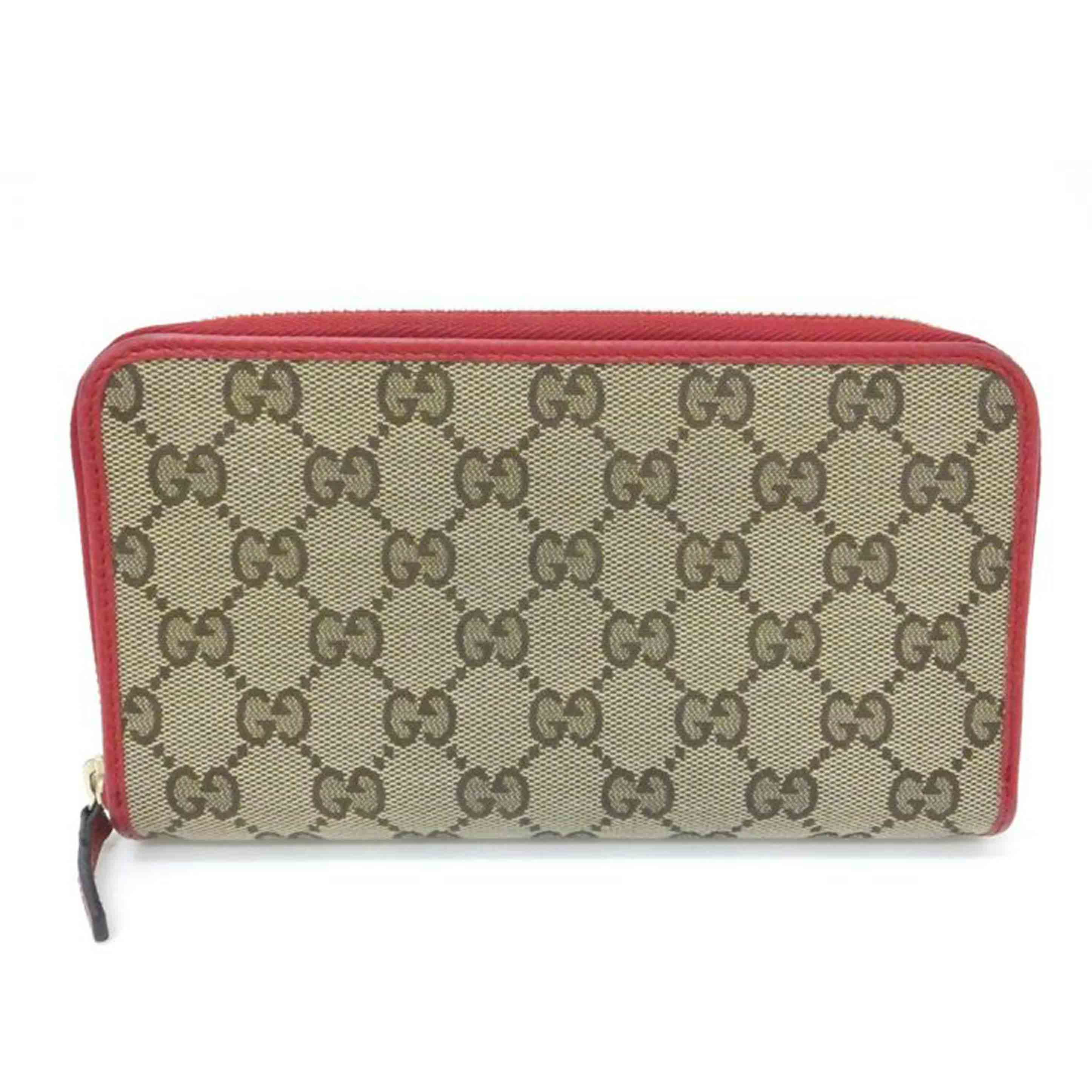 ＧＵＣＣＩ グッチ/ＧＧキャンバスラウンドファスナー長財布/363423//206*/Bランク/88