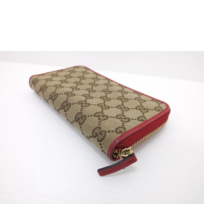 ＧＵＣＣＩ グッチ/ＧＧキャンバスラウンドファスナー長財布/363423//206*/Bランク/88