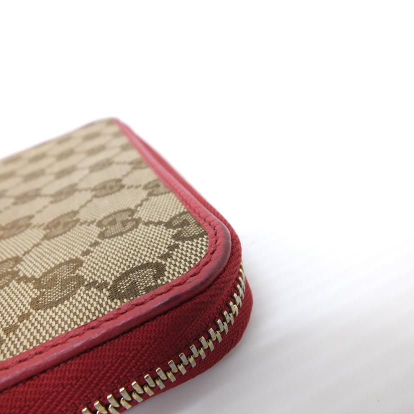 ＧＵＣＣＩ グッチ/ＧＧキャンバスラウンドファスナー長財布/363423//206*/Bランク/88
