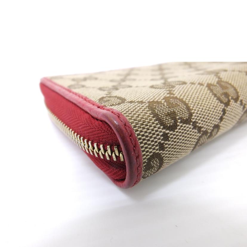 ＧＵＣＣＩ グッチ/ＧＧキャンバスラウンドファスナー長財布/363423//206*/Bランク/88
