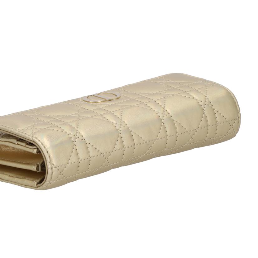 ＤＩＯＲ ディオール/ＤＩＯＲ　ＯＲ　ＤＩＯＲ　ＣＡＲＯウオレット／カナージュラムスキン／メタリックゴールドトーン/S5039ONHN//SAランク/09