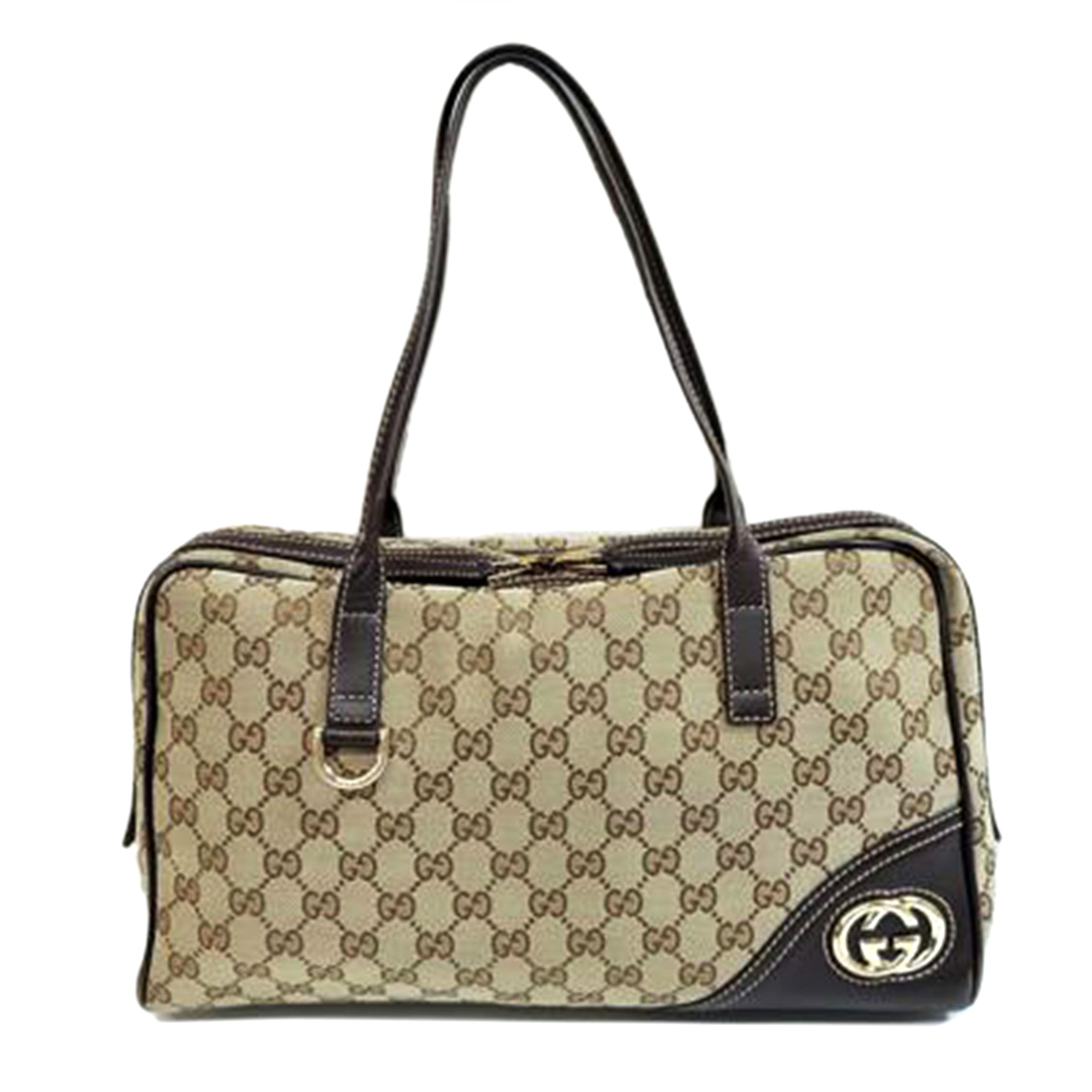 　　ＧＵＣＣＩ グッチ/ＧＧキャンバススーキーインターロッキングボストン/169971//20404G/Bランク/71