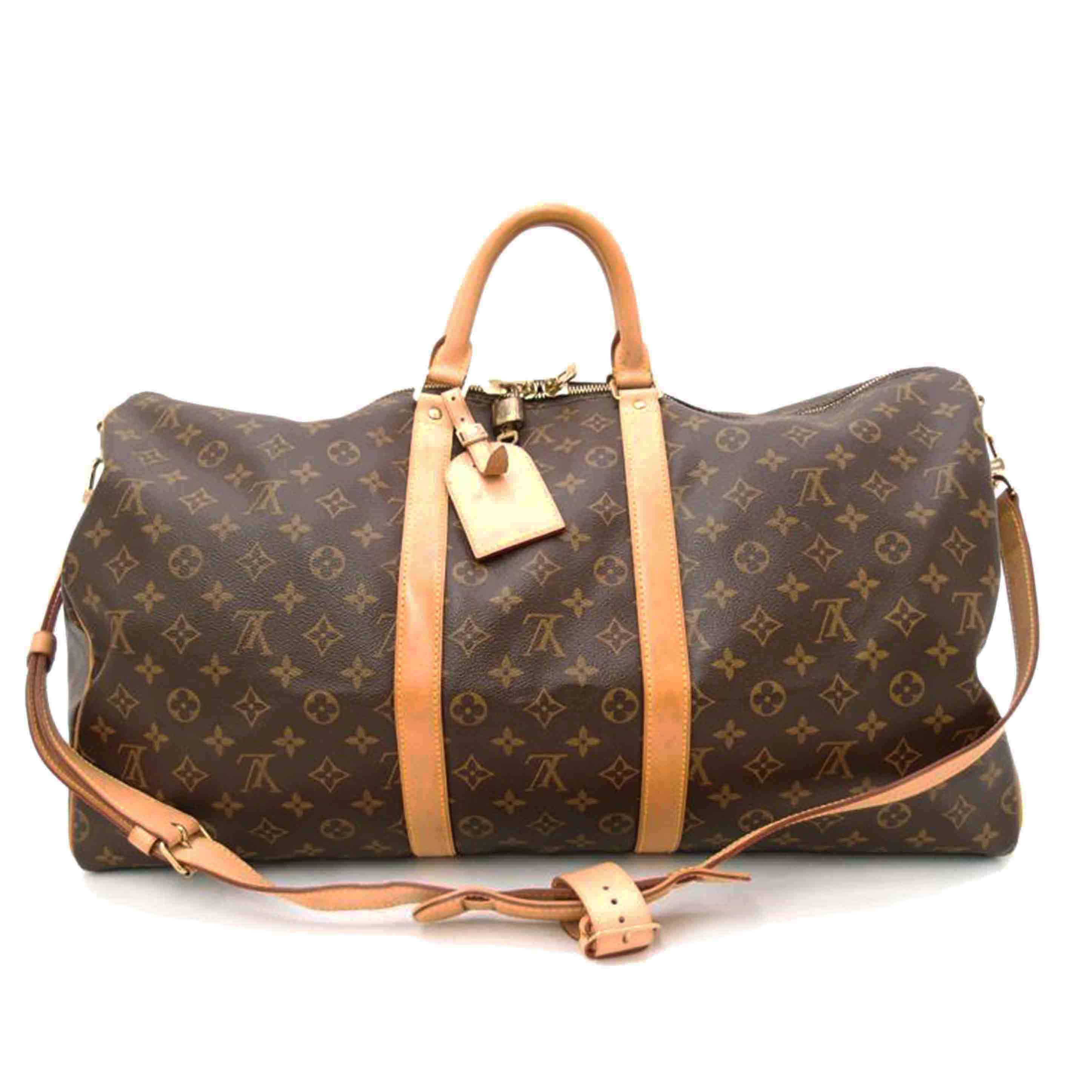 ＬＯＵＩＳ　ＶＵＩＴＴＯＮ ルイヴィトン ルイ・ヴィトン ビトン  ハンドバッグ  2wayバッグ ボストンバッグ トラベルバッグ  ブラウン メンズ レディース 定番 人気 ＬＶ 斜め掛け 肩がけ/キーポル・バンドリエール　５５／モノグラム　/M41414//MB0***/Aランク/69