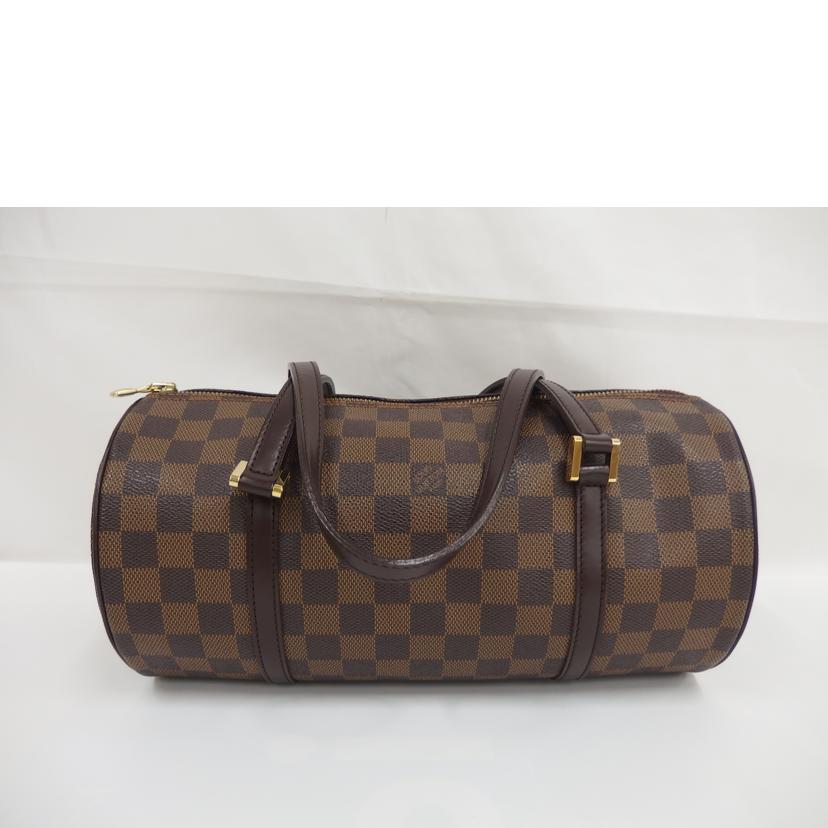 ＬＯＵＩＳ　ＶＵＩＴＴＯＮ ルイヴィトン ルイ・ヴィトン ビトン ダミエ・エベヌ 市松模様 ブラウン 茶 ショルダーバッグ ハンドバッグ トートバッグ ブラウン メンズ レディース 定番 人気 ＬＶ 斜め掛け 肩がけ/パピヨン３０／ダミエ／エベヌ/N51303//MB1***/ABランク/82