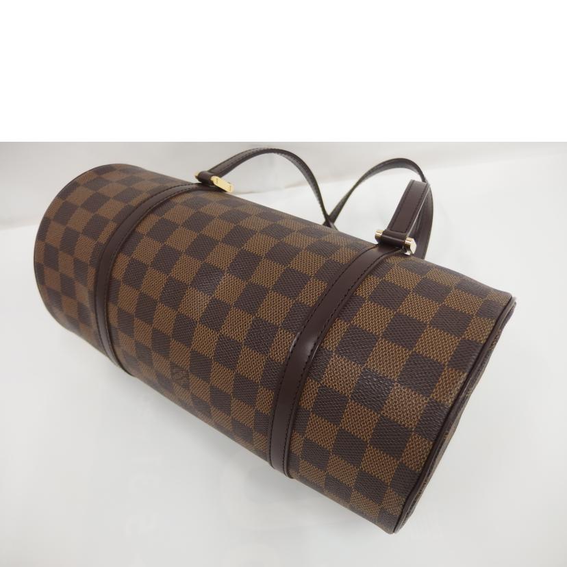 ＬＯＵＩＳ　ＶＵＩＴＴＯＮ ルイヴィトン ルイ・ヴィトン ビトン ダミエ・エベヌ 市松模様 ブラウン 茶 ショルダーバッグ ハンドバッグ トートバッグ ブラウン メンズ レディース 定番 人気 ＬＶ 斜め掛け 肩がけ/パピヨン３０／ダミエ／エベヌ/N51303//MB1***/ABランク/82