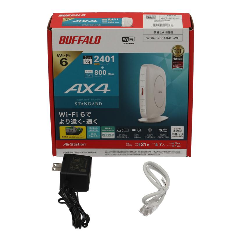 ＢＵＦＦＡＬＯ バッファロー/無線ＬＡＮルーター/WSR-3200AX4S-WH//20567010224191/Bランク/78