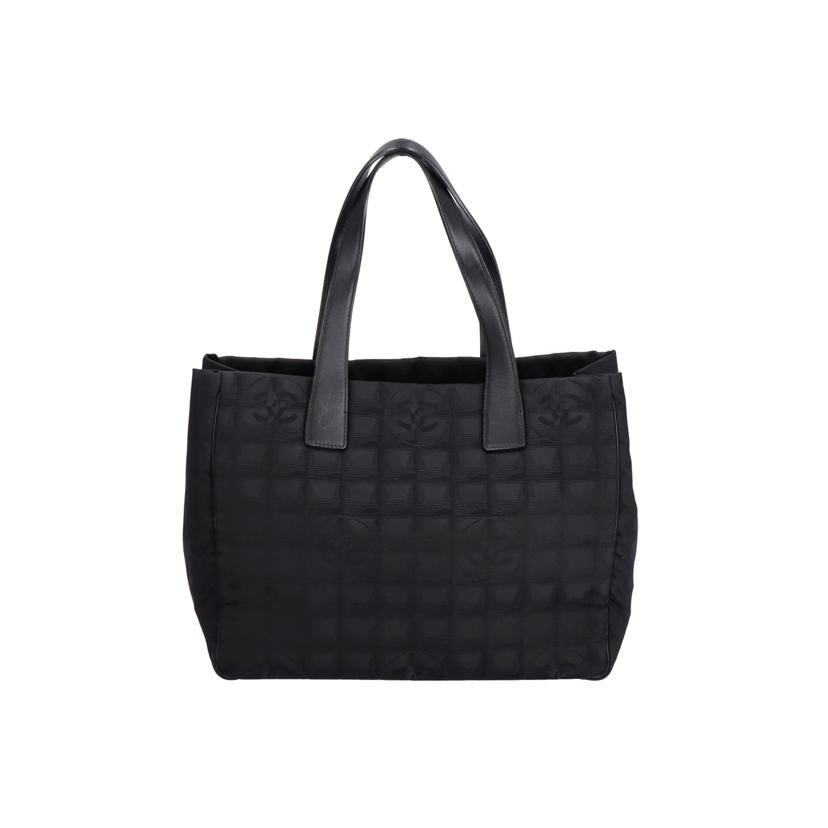 ＣＨＡＮＥＬ　 シャネル　CHANEL　ニュートラベルライン　トートMM　黒　トートバッグ　ショルダーバッグ　ナイロンジャガード　レザー肩掛け　ブラック/ＣＨＡＮＥＬニュートラベルライントートＭＭ／黒/A15591//127*****/SAランク/37