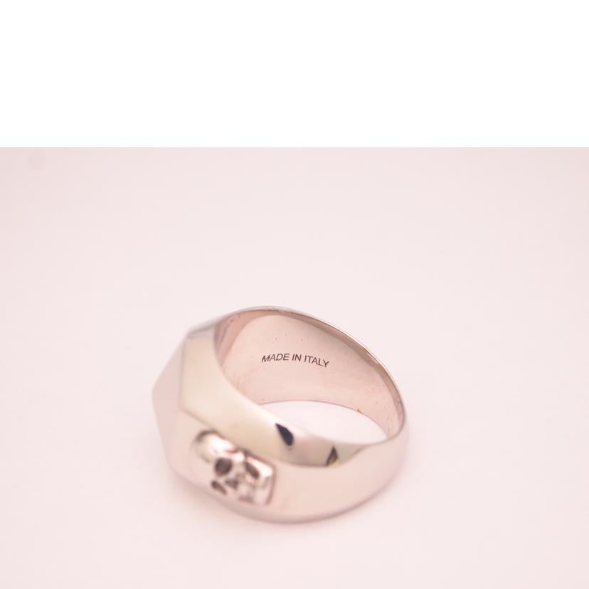 アレキサンダーマックイーン／レザースカルブレスレット／ピンク／美品 Alexander mcqueen ピンク スカル ブレスレット レザー ポニー