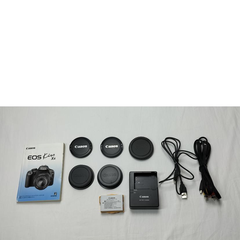 Ｃａｎｏｎ キヤノン/デジタル一眼レフ　ダブルズームキット/EOS Kiss X4//0612208499/Bランク/52
