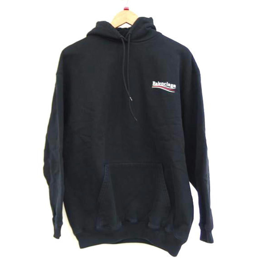 BALENCIAGA バレンシアガ キャンペーンロゴ パーカー 中古・古着通販】BALENCIAGA (バレンシアガ) キャンペーンロゴ