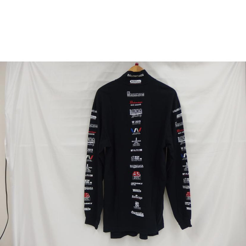 極美品】BALENCIAGA バレンシアガ 21AWスライムロゴ半袖Tシャツ-