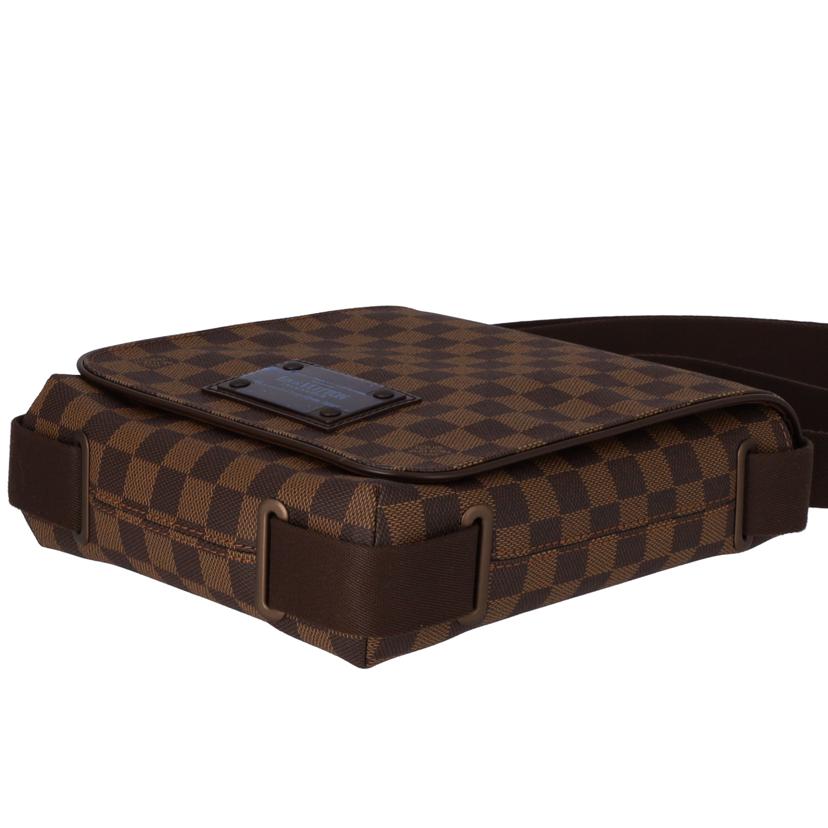 ＬＯＵＩＳ　ＶＵＩＴＴＯＮ ルイヴィトン　バッグ　ブランドバッグ　ショルダーバッグ　レザー　メンズ　ブラウン/ブルックリンＰＭ／ダミエ・エベヌ/N51210//SR4018/SAランク/75