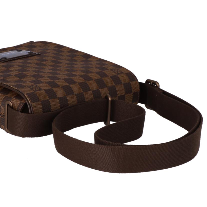 ＬＯＵＩＳ　ＶＵＩＴＴＯＮ ルイヴィトン　バッグ　ブランドバッグ　ショルダーバッグ　レザー　メンズ　ブラウン/ブルックリンＰＭ／ダミエ・エベヌ/N51210//SR4018/SAランク/75