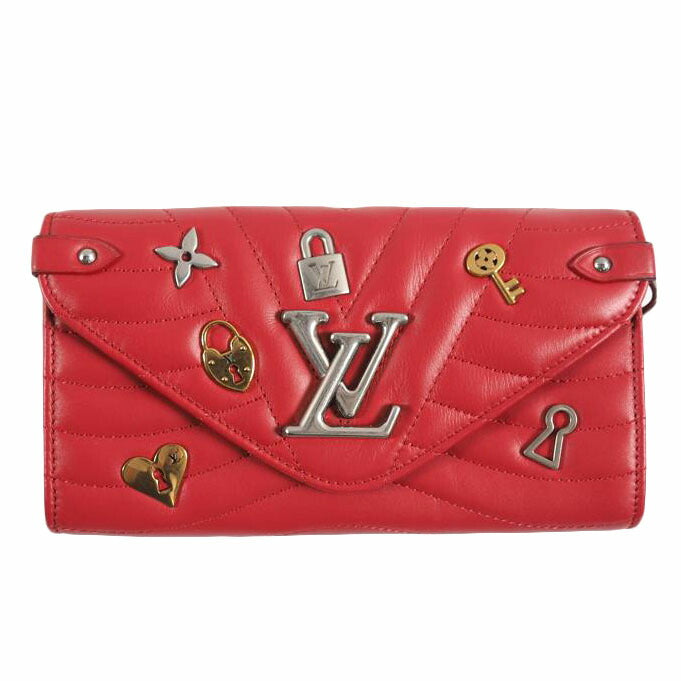 ＬＯＵＩＳ　ＶＵＩＴＴＯＮ ルイヴィトン/ニューウェーブ　ポルトフォイユ・ロン／ＲＥＤ/M63964//NZ0119/ABランク/79