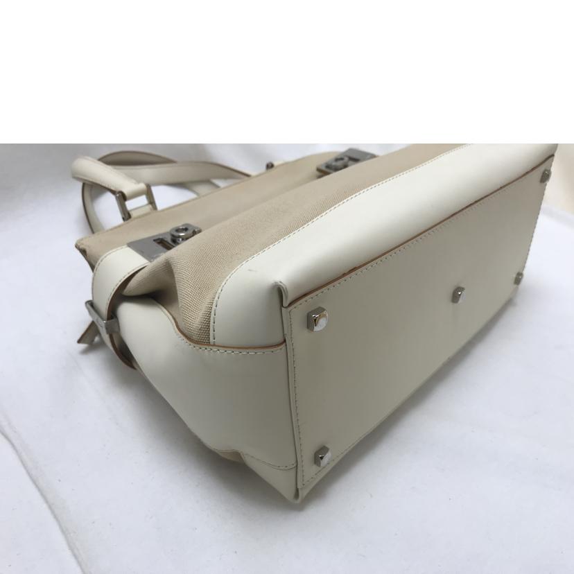 Ｆｅｒｒａｇａｍｏ フェラガモ/ガンチーニ　２ＷＡＹキャンバスハンドバック/AQ-21//019*/Bランク/51