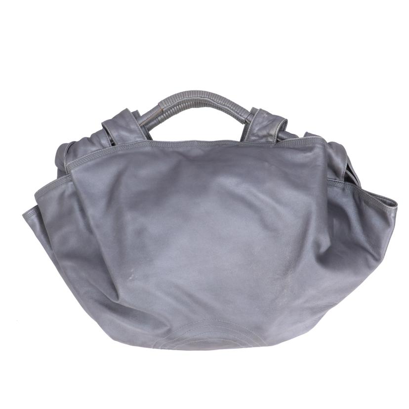 LOEWE ロエベ LOEWE ナッパアイレ シルバー ハンドバッグ 