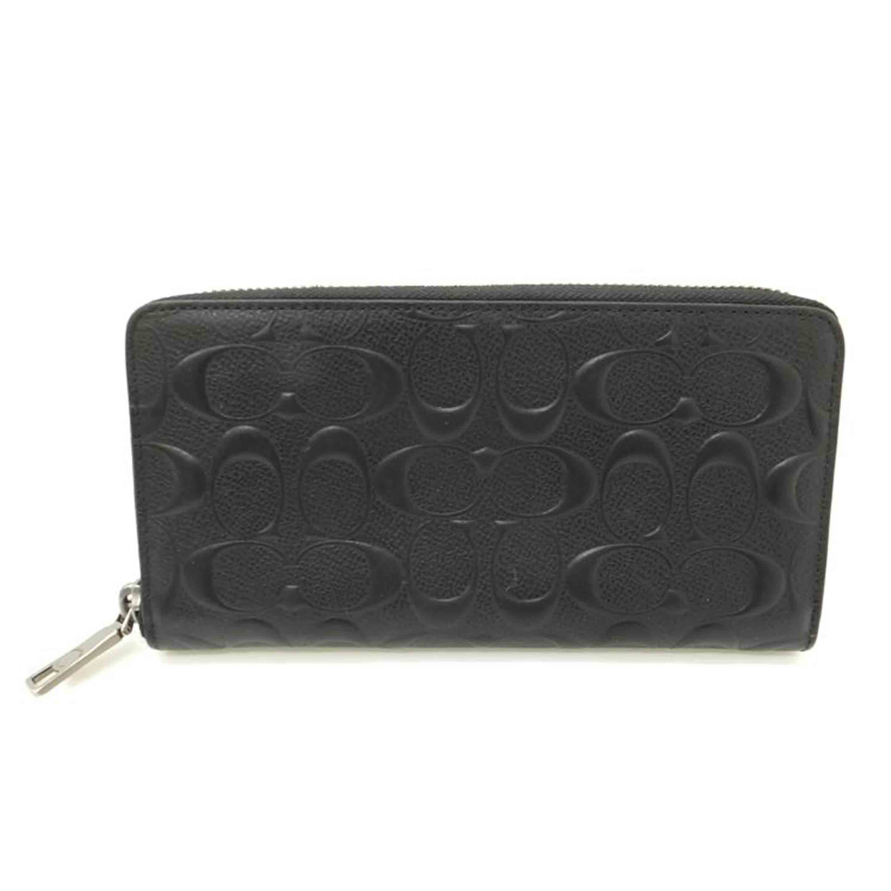 ＣＯＡＣＨ コーチ/シグネチャークロスグレインラウンドファスナー長財布/F58113//A20**/Bランク/88