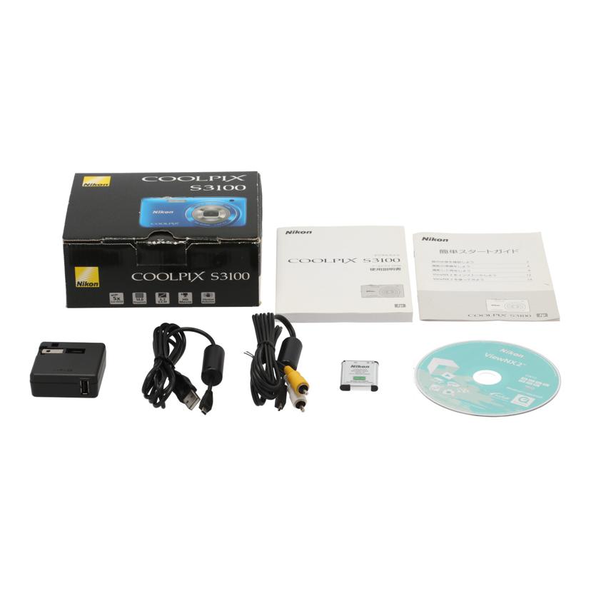 Ｎｉｋｏｎ ニコン/デジタルカメラ／ＣＯＯＬＰＩＸ　Ｓ３１００/COOLPIX S3100//23502380/Bランク/70