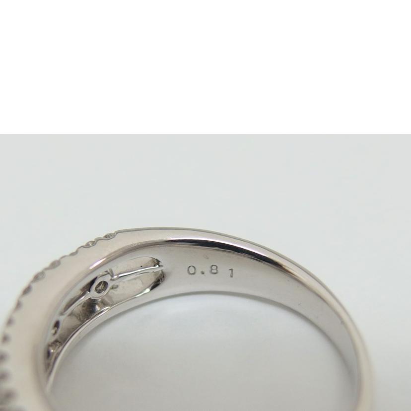 /Ｋ１８ＷＧダイヤデザインリング＃１３/5.2g//D0.81ct/Aランク/04