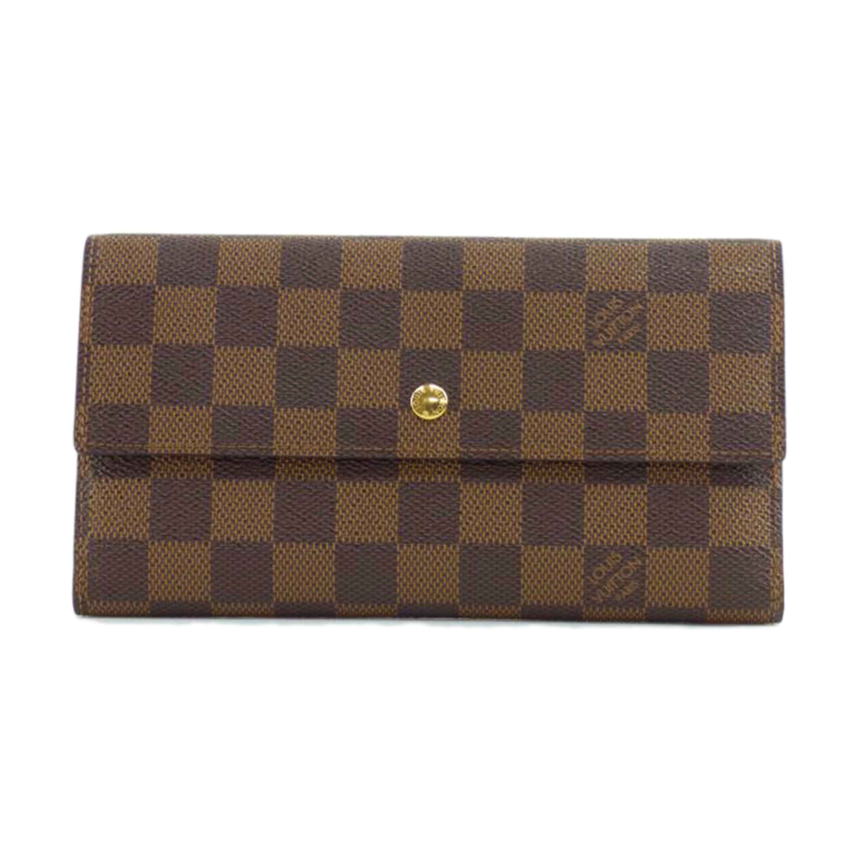 ＬＯＵＩＳ　ＶＵＩＴＴＯＮ ルイ・ヴィトン/ポルトフォイユ・インターナショナル／ダミエ・エベヌ/N61217//TS0192/ABランク/64