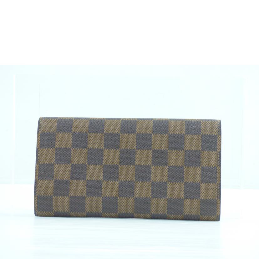 ＬＯＵＩＳ　ＶＵＩＴＴＯＮ ルイ・ヴィトン/ポルトフォイユ・インターナショナル／ダミエ・エベヌ/N61217//TS0192/ABランク/64