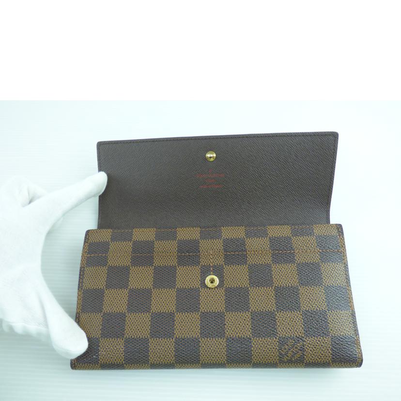 ＬＯＵＩＳ　ＶＵＩＴＴＯＮ ルイ・ヴィトン/ポルトフォイユ・インターナショナル／ダミエ・エベヌ/N61217//TS0192/ABランク/64