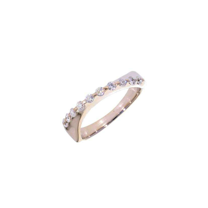 /　Ｋ１８ＷＧダイヤリング０．３０ｃｔ//Aランク/75