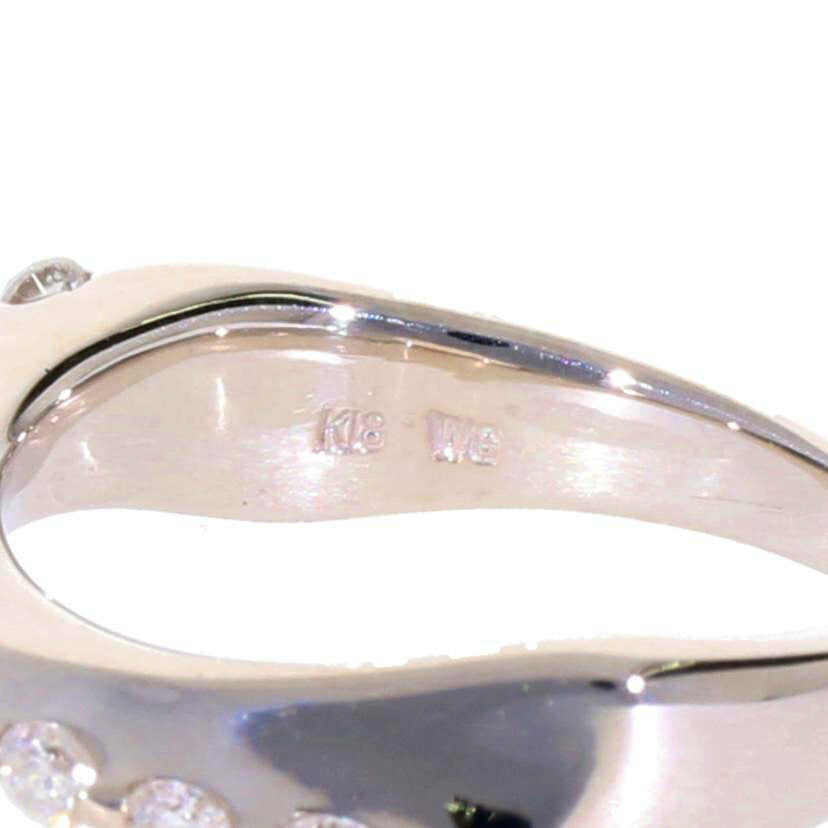 /　Ｋ１８ＷＧダイヤリング０．３０ｃｔ//Aランク/75