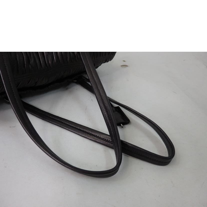 ＰＲＡＤＡ プラダ/ギャザーレザー２ｗａｙバッグ//50/ABランク/84