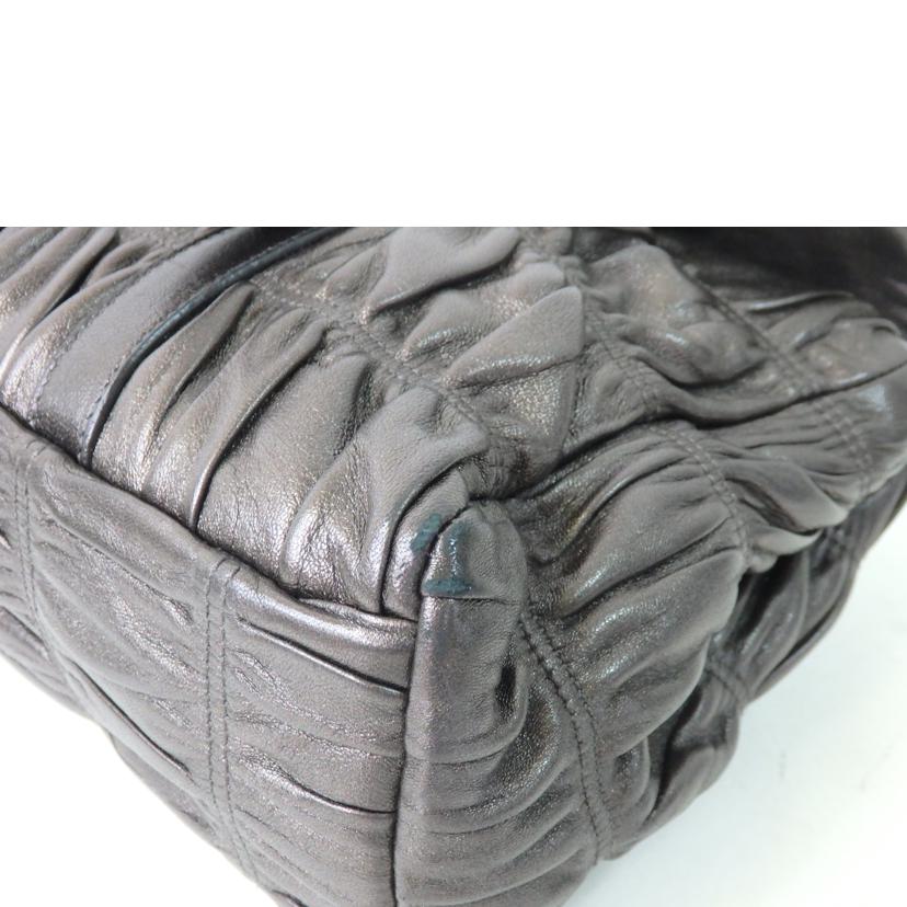 ＰＲＡＤＡ プラダ/ギャザーレザー２ｗａｙバッグ//50/ABランク/84