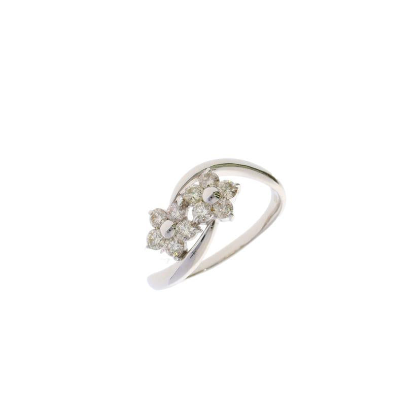 /　Ｋ１８ＷＧダイヤリング０．５０ｃｔ//Aランク/75