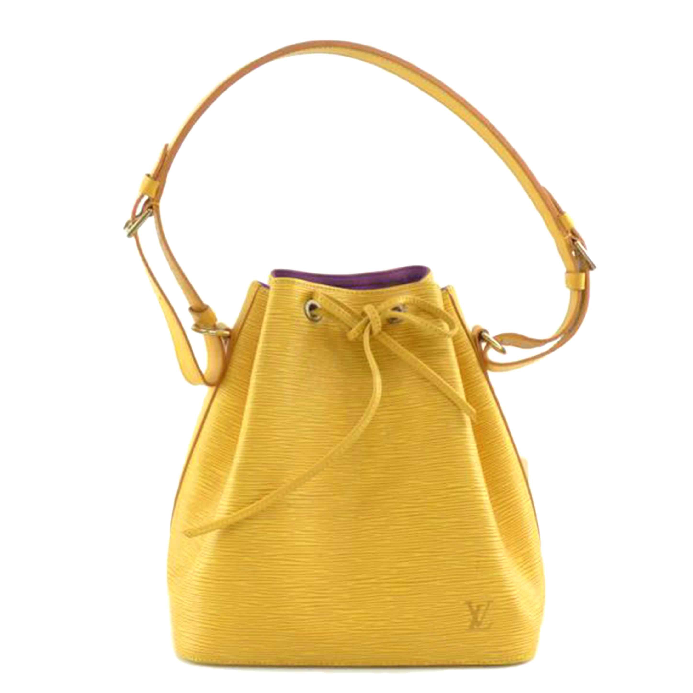 ＬＯＵＩＳ　ＶＵＩＴＴＯＮ ルイ・ヴィトン/プチノエ／エピ／タッシリイエロー/M44109//AP0985/ABランク/64