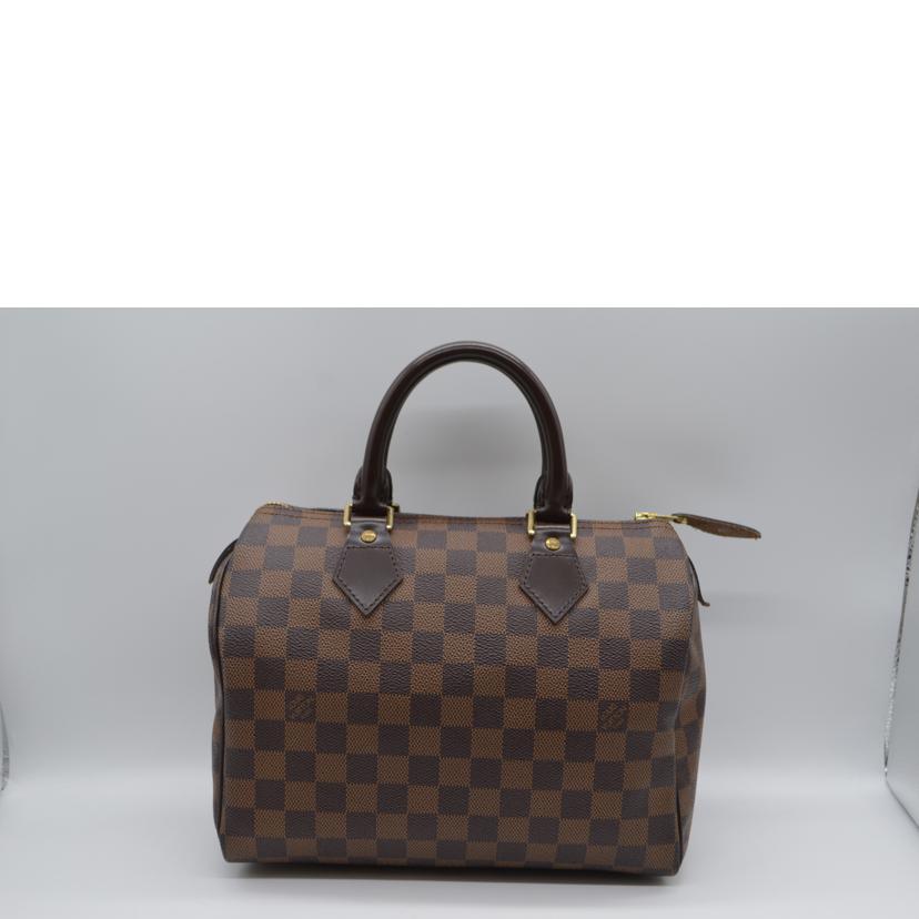 ＬＶ ルイヴィトン ルイ・ヴィトン ビトン ダミエ・エベヌ 市松模様 ブラウン 茶 ボストン ショルダーバッグ ハンドバッグ トートバッグ ブラウン メンズ レディース 定番 人気 ＬＶ 斜め掛け 肩がけ/スピーディ２５／ダミエ／エベヌ/N41532//SP1***/ABランク/89