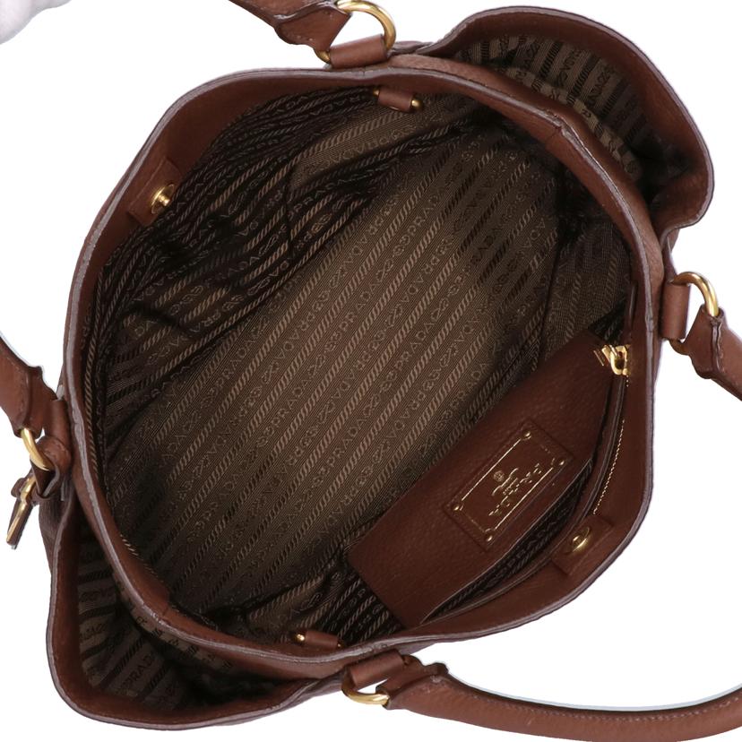 ＰＲＡＤＡ プラダ/レザー２ＷＡＹハンドバッグ／ＢＲ/BN2435//165/ABランク/94
