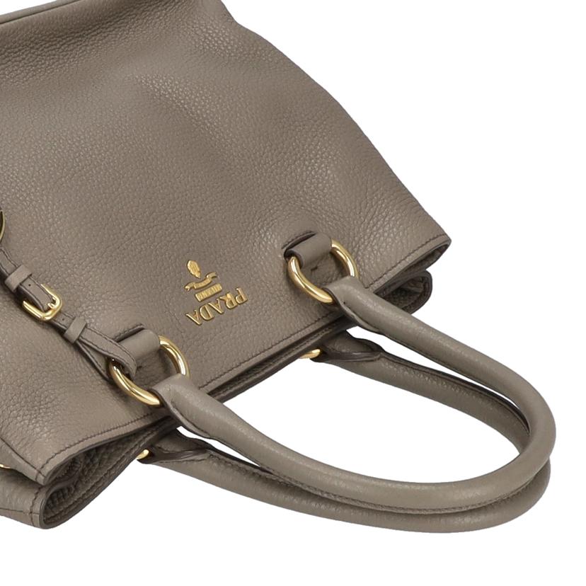 ＰＲＡＤＡ プラダ/レザー２ＷＡＹハンドバッグ／ＧＲＹ/1BA878//158/ABランク/94