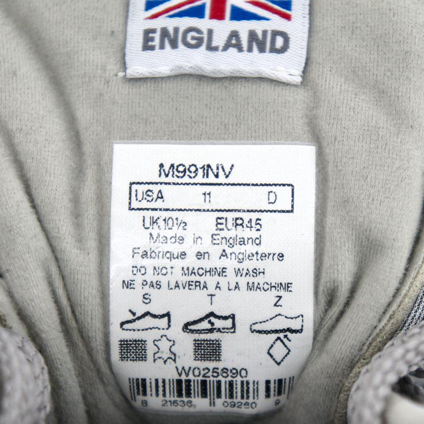 ｎｅｗ　ｂａｌａｎｃｅ ニューバランス/Ｍ９９１ＮＶ／ローカットスニーカー/M991NV//ABランク/05