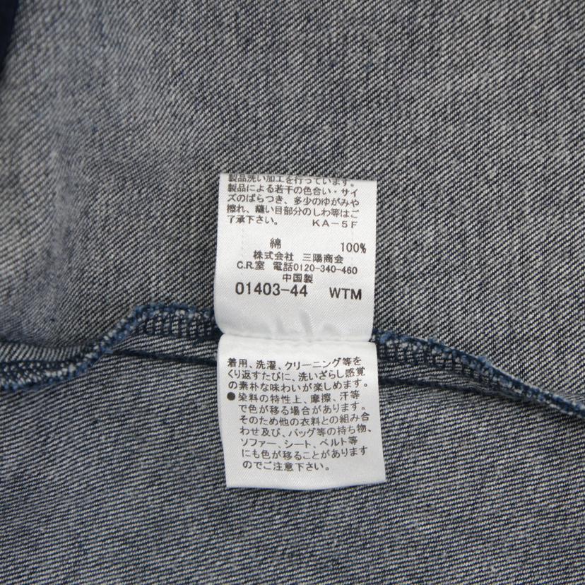 ＢＬＵＥ　ＬＡＢＥＬ ブルーレーベル/コットンデニム７分袖ワンピース/55J18-262-29//ABランク/75