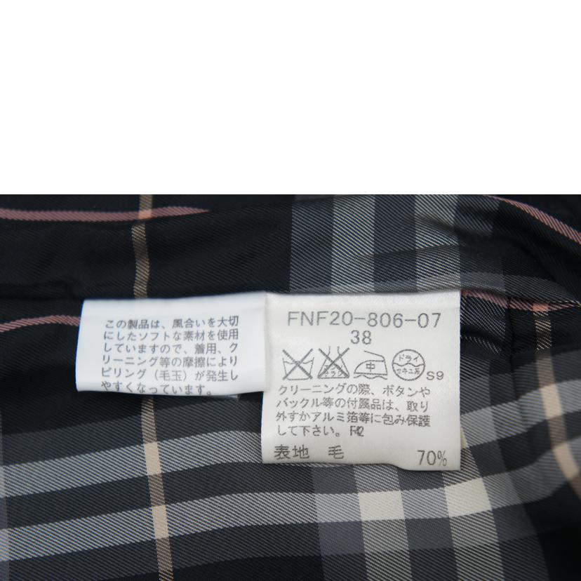 ＢＵＲＢＥＲＲＹ　ＢＬＵＥ　ＬＡＢＥＬ　 バーバリーブルーレーベル/ＢＵＲＢＥＲＲＹ　ＢＬＵＥ　ＬＡＢＥＬ　ウールコート//ABランク/75
