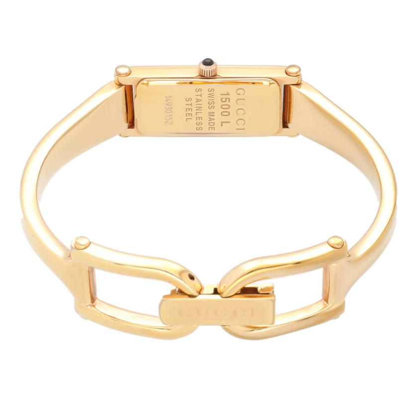 ＧＵＣＣＩ グッチ/バングルウォッチ・ホワイトシェル／１０Ｐダイヤ／クオーツ/YA015560//149*****/Bランク/75