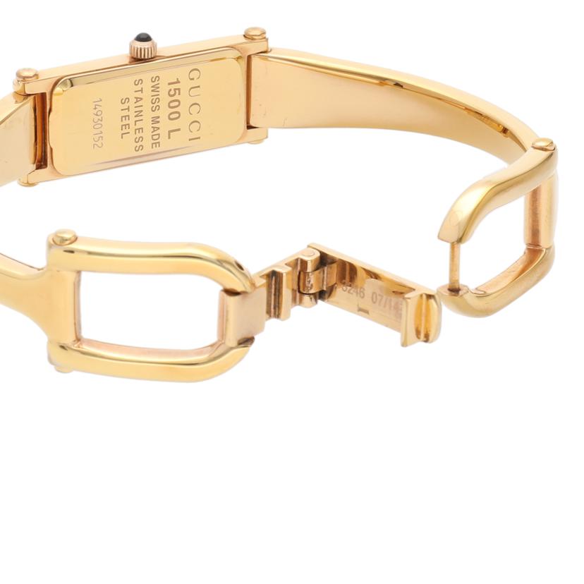 ＧＵＣＣＩ グッチ/バングルウォッチ・ホワイトシェル／１０Ｐダイヤ／クオーツ/YA015560//149*****/Bランク/75